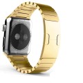Regulowana Stalowa Bransoleta Panelowa do Apple Watch 42mm/44mm/45mm złota