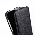 MELKCO MagSafe Skórzane Etui z Klapką do iPhone 16 Plus czarne