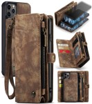 Etui Pokrowiec Portfel CASEME do iPhone 11 Pro Max brązowy