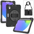 Shockproof Pancerne Etui Obudowa z Paskiem do iPad Mini 7/6 czarne