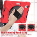Shockproof Pancerne Etui Obudowa z Paskiem do iPad Mini 7/6 czerwone