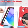 Shockproof Pancerne Etui Obudowa z Paskiem do iPad Mini 7/6 czerwone