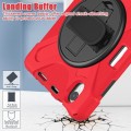 Shockproof Pancerne Etui Obudowa z Paskiem do iPad Mini 7/6 czerwone