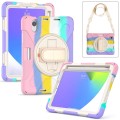 Shockproof Pancerne Etui Obudowa z Paskiem do iPad Mini 7/6 kolorowe