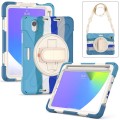 Shockproof Pancerne Etui Obudowa z Paskiem do iPad Mini 7/6 niebieskie
