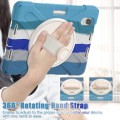 Shockproof Pancerne Etui Obudowa z Paskiem do iPad Mini 7/6 niebieskie