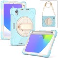 Shockproof Pancerne Etui Obudowa z Paskiem do iPad Mini 7/6 niebieskie