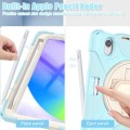 Shockproof Pancerne Etui Obudowa z Paskiem do iPad Mini 7/6 niebieskie