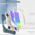 Shockproof Pancerne Etui Obudowa z Paskiem do iPad Mini 7/6 niebieskie