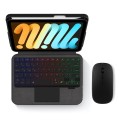 Czarne Etui podświetlana Klawiatura z Gładzikiem do Apple iPad Mini 6/7
