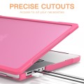Pancerne Etui Obudowa Case do Apple MacBook Pro 14 M1 M2 M3 M4 różowe