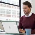 BENWIS Etui Obudowa Case do Apple MacBook Pro 14 M1 M2 M3 M4 zielone