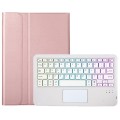 Różowe Etui Podświetlana Klawiatura Gładzik do iPad Pro 11 2024