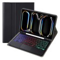 Czarne Etui Podświetlana Klawiatura Gładzik do iPad Pro 11 2024