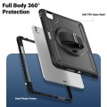 Czarne Pancerne Etui z Obrotowym Uchwytem do iPad Pro 11 2024