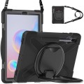 Shockproof Pancerne Etui z Paskiem do Samsung Galaxy Tab S6 czarne