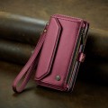 Czerwone Etui Pokrowiec Portfel CASEME do iPhone SE / 8 / 7