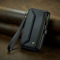 Czarne Etui Pokrowiec Portfel CASEME do iPhone SE / 8 / 7