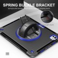 Czarno-niebieskie Pancerne Etui z Uchwytem i Paskiem do iPad Pro 11 2024