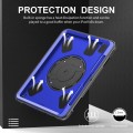 Czarno-niebieskie Pancerne Etui z Uchwytem i Paskiem do iPad Pro 11 2024