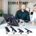 Czarno-niebieskie Pancerne Etui z Uchwytem i Paskiem do iPad Pro 11 2024