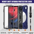 X-Shape Pancerne Mocne Etui z Uchwytem i Paskiem do Lenovo Tab M11 granatowe