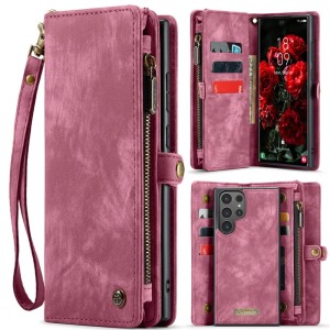 CASEME Etui Portfel do Samsung Galaxy S25 Ultra czerwony