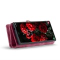 CASEME Etui Portfel do Samsung Galaxy S25 Ultra czerwony