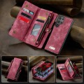 CASEME Etui Portfel do Samsung Galaxy S25 Ultra czerwony