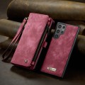 CASEME Etui Portfel do Samsung Galaxy S25 Ultra czerwony