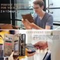 CASEME Etui Portfel do Samsung Galaxy S25 Ultra brązowy