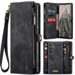 CASEME Etui Portfel do Samsung Galaxy S25 Ultra czarny
