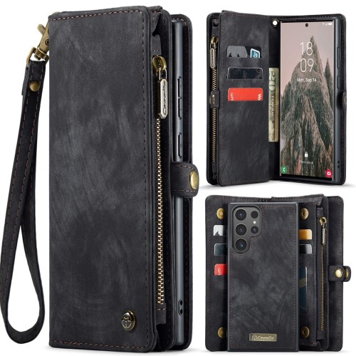 CASEME Etui Portfel do Samsung Galaxy S25 Ultra czarny