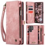 CASEME Etui Portfel do Samsung Galaxy S25 Ultra różowy