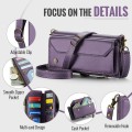 CASEME Etui Portfel do Samsung Galaxy S25 Ultra fioletowe