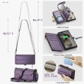CASEME Etui Portfel do Samsung Galaxy S25 Ultra fioletowe