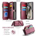 CASEME Etui Portfel do Samsung Galaxy S25 Ultra czerwone