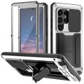 R-JUST Pancerne Etui Antywstrząsowe do Samsung Galaxy S25 Ultra srebrne