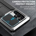 R-JUST Pancerne Etui Antywstrząsowe do Samsung Galaxy S25 Ultra srebrne