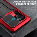 R-JUST Pancerne Etui Antywstrząsowe do Samsung Galaxy S25 Ultra czerwone
