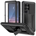 R-JUST Pancerne Etui Antywstrząsowe do Samsung Galaxy S25 Ultra czarne