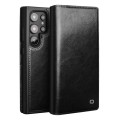 QIALINO Eleganckie Skórzane Etui do Samsung Galaxy S25 Ultra czarne