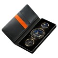QIALINO Skórzane Matowe Etui do Samsung Galaxy S25 Ultra czarne