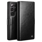 QIALINO Eleganckie Skórzane Etui do Samsung Galaxy S25 Ultra czarne