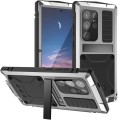 R-JUST Pancerne Etui Antywstrząsowe do Samsung Galaxy S25 Ultra srebrne
