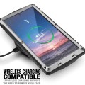R-JUST Pancerne Etui Antywstrząsowe do Samsung Galaxy S25 Ultra srebrne