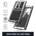 R-JUST Pancerne Etui Antywstrząsowe do Samsung Galaxy S25 Ultra srebrne