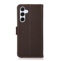 Skórzane Etui KHAZNEH z FRID do Samsung Galaxy A55 brązowy