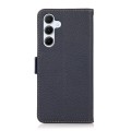 Skórzane Etui KHAZNEH z FRID do Samsung Galaxy A55 granatowe