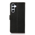 Skórzane Etui KHAZNEH z FRID do Samsung Galaxy A55 czarne